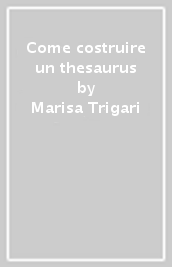 Come costruire un thesaurus